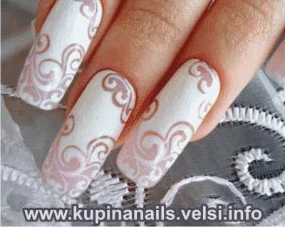 Свадебные ногти, дизайн ногтей к свадьбе - каким же должен быть свадебный рисунок на ногтях